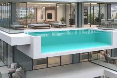 GLYFADA Golf, Newly-Built Luxurious Whole-Floor Apart 146 sq.m.